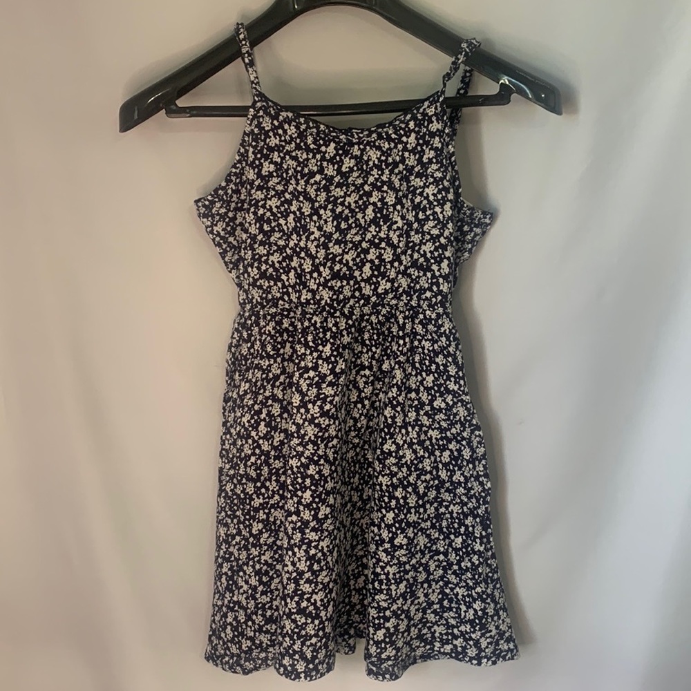 Girls Floral Print Dress